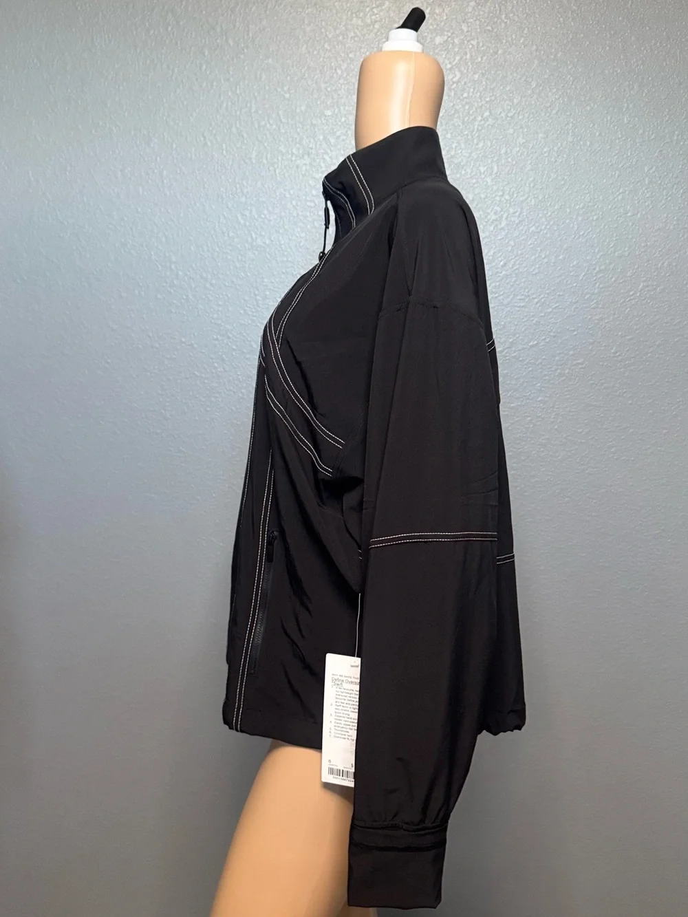 NWT Lululemon Define Oversized Black Zip Up Jacket (Swift) Size 8
